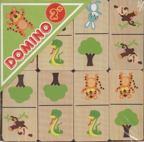 okładka Domino drewniane książka