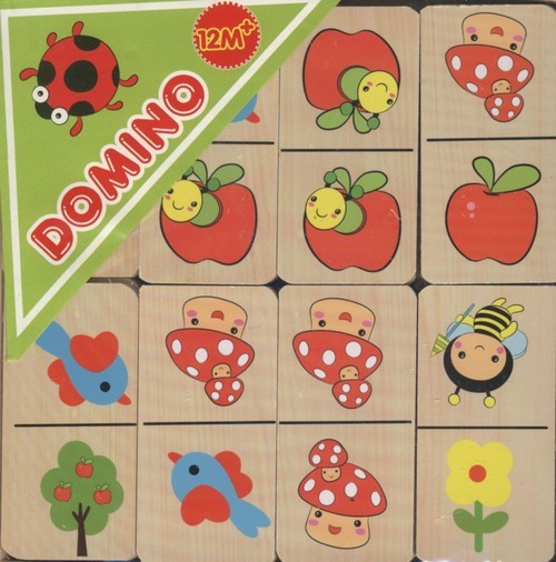 okładka Domino drewniane książka