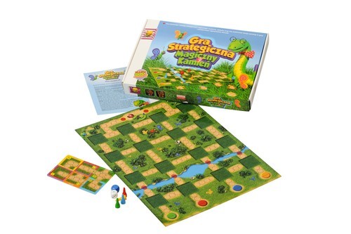 okładka Magiczny kamień Gra strategiczna książka