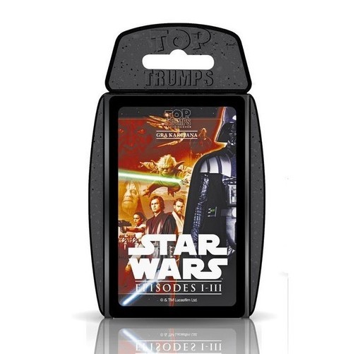 okładka Top Trumps Star Wars Episodes 1-3 książka