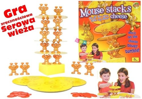 okładka Gra Zręcznościowa Serowa Wieża z Myszkami książka
