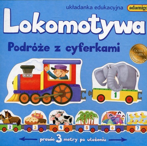 okładka Lokomotywa Podróże z cyferkami książka