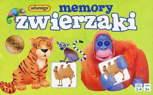 okładka Gra Memory Zwierzaki książka