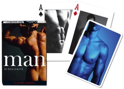 okładka Karty do gry Piatnik 1 talia Man książka