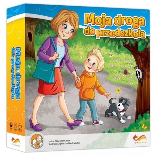 okładka Moja droga do przedszkola Gra planszowa książka
