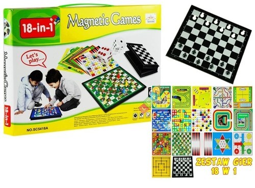 okładka Zestaw gier 18 w 1 książka