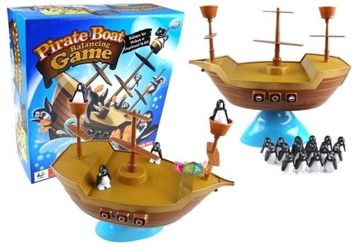 okładka Statek piracki z pingwinami książka