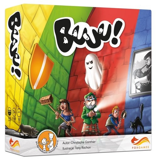 okładka Buuu! Gra planszowa książka | Christophe Gonthier