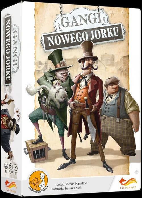 okładka Gangi Nowego Jorku Gra karciana książka | Hamilton Gordon