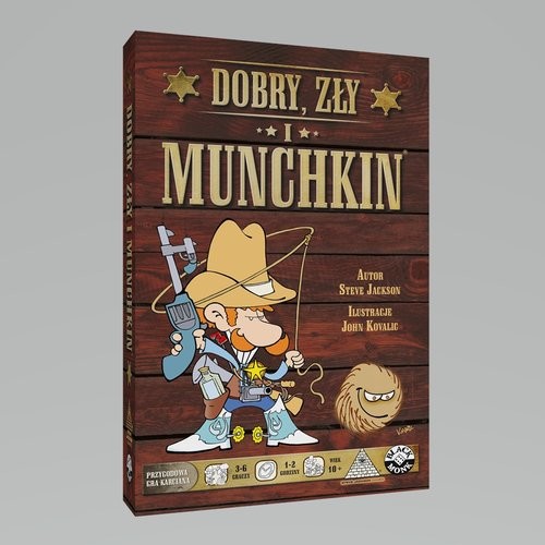 okładka Dobry Zły i Munchkin książka | Jackson Steve