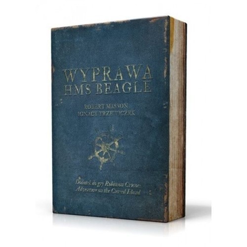 okładka Robinson Crousoe Wyprawa HMS Beagle Dodatek do gry Robinson Crusoe Przygoda na Przeklętej Wyspie książka