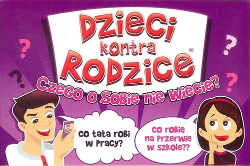 okładka Dzieci kontra Rodzice. Czego o sobie nie wiecie książka