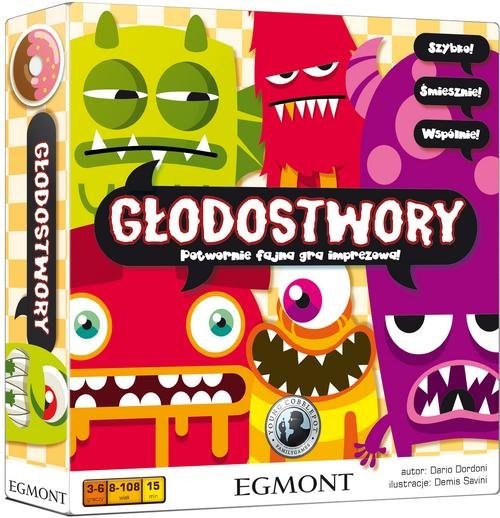 okładka Głodostwory Potwornie fajna gra imprezowa książka