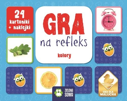 okładka Rosnę i poznaję Gra na refleks Kolory książka