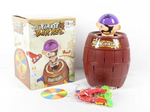 okładka GRA PIRAT W BECZCE 21 X 16 X 16 CM. DD016707 książka