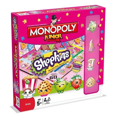 okładka Monopoly Junior Shopkins wersja angielska książka