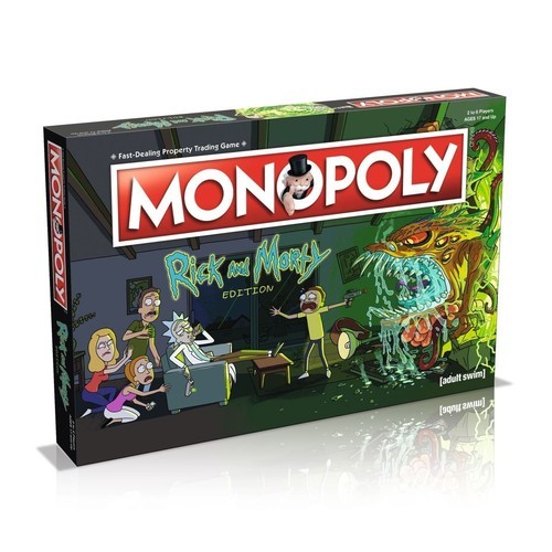 okładka Monopoly Rick and Morty wersja angielska książka