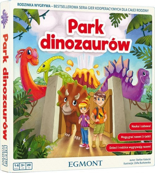 okładka Park dinozaurów książka