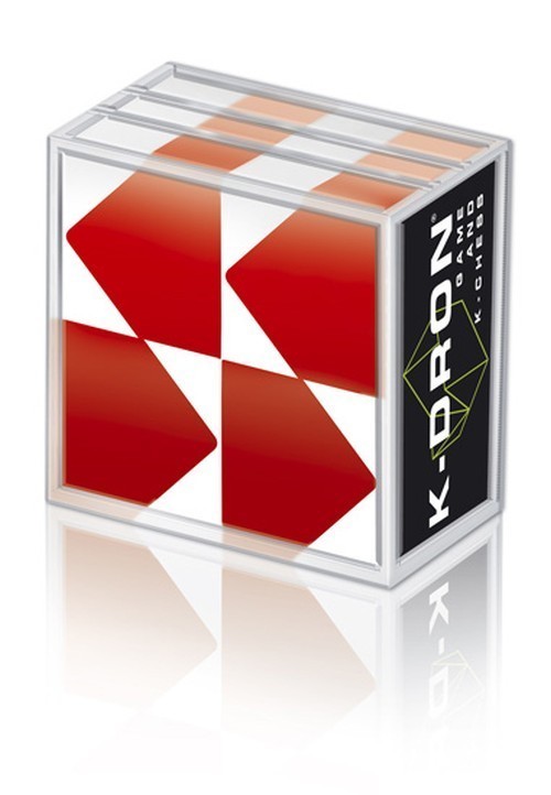 okładka K-Dron - Łamacz głów (czerwono-biały) książka