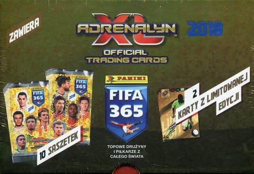 okładka FIFA 365 Adrenalyn XL 2018 Giftbox książka