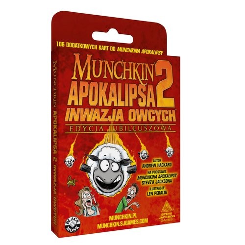 okładka Munchkin Apokalipsa 2 Edycja jubileuszowa Inwazja owcych książka