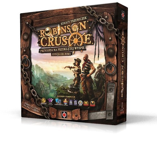 okładka Robinson Crusoe: Przygoda na przeklętej wyspie - gra planszowa książka