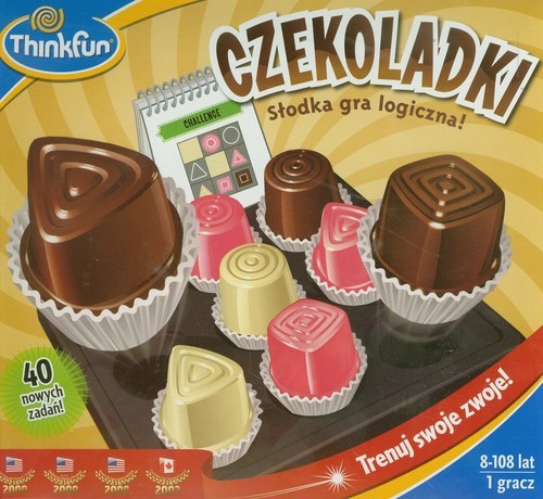 okładka CZEKOLADKI - gra planszowa książka