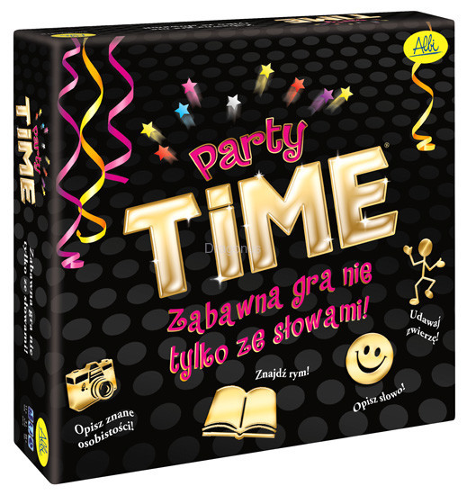 okładka Party Time (dawniej Party Alias) - gra planszowa książka