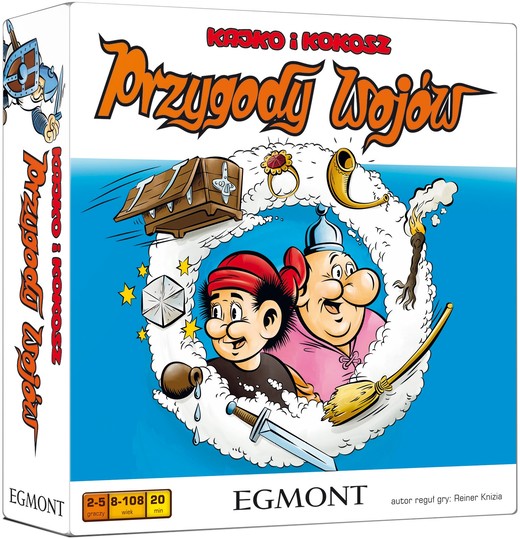 okładka Kajko i Kokosz – Przygody wojów – gra planszowa książka