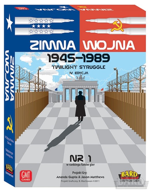 okładka Zimna wojna 1945-1989 - gra planszowa książka