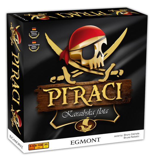 okładka Piraci. Karaibska flota - gra planszowa  książka