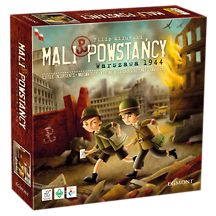 okładka Mali Powstańcy - gra planszowa książka