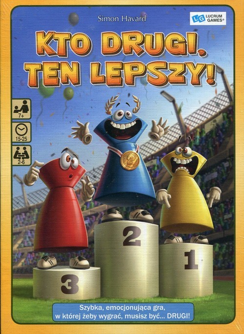 okładka Kto drugi, ten lepszy!  - gra planszowa
 książka | Havard Simon