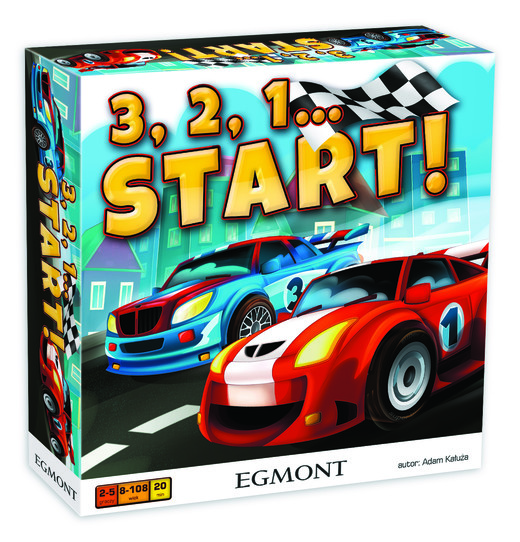 okładka 3,2,1… START! - gra planszowa książka