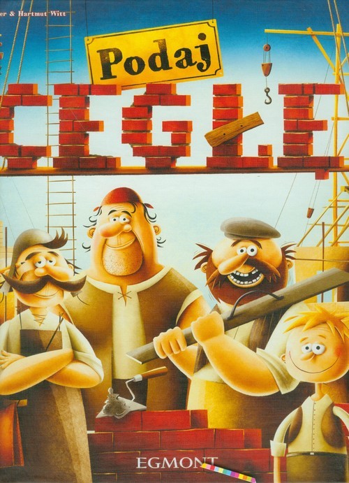 okładka Podaj cegłę! - gra planszowa książka