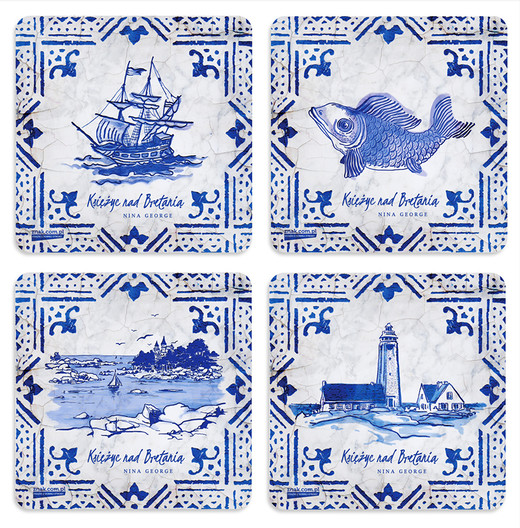 okładka Podkładki "Księżyc nad Bretanią" książka