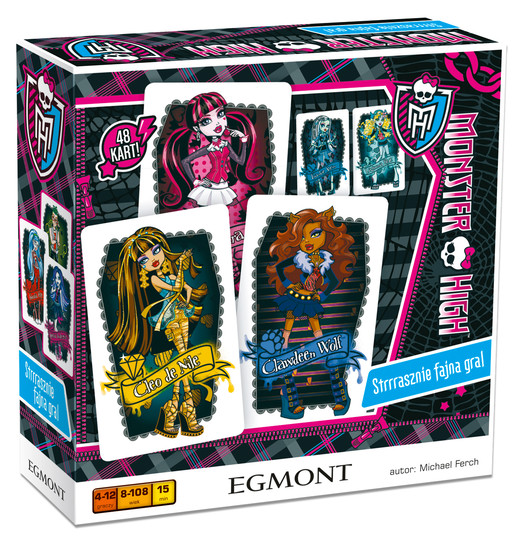 okładka MONSTER HIGH - gra planszowa książka