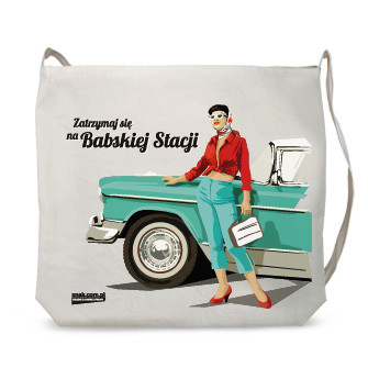 okładka Torba bawełniana "Babska stacja" książka