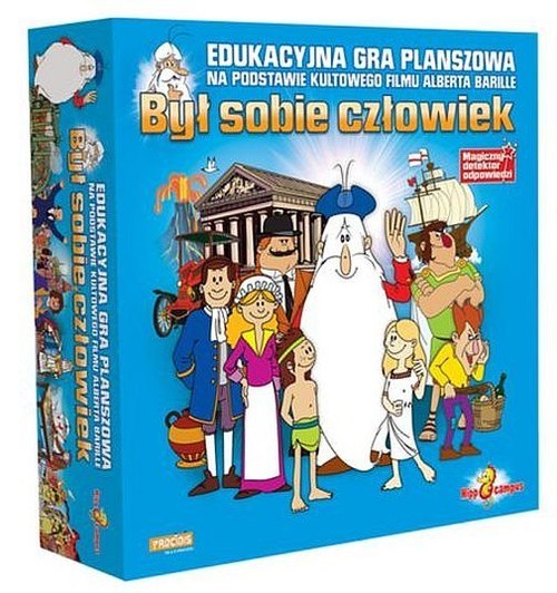 okładka Był sobie człowiek - edukacyjna gra planszowa książka | Opracowania Zbiorowe