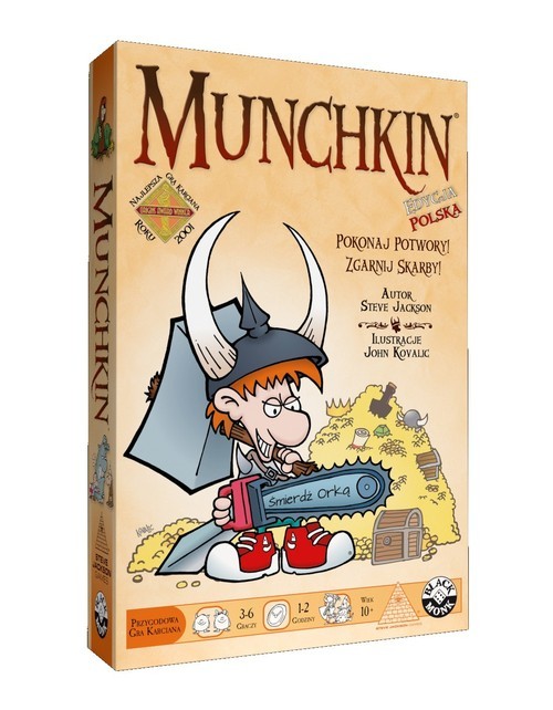 okładka Munchkin. Edycja podstawowa - 165 kart książka