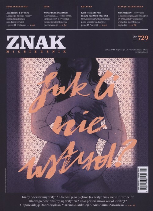 okładka Miesięcznik "Znak", luty 2016, nr 729 książka