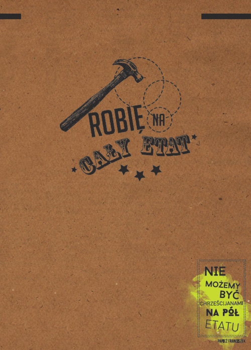 okładka Notatnik Robię na cały etat Zielony książka