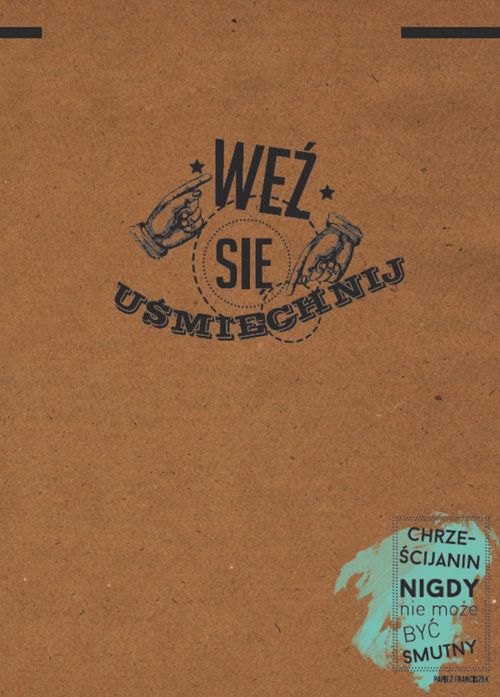 okładka Notatnik Weź się uśmiechnij Niebieski książka