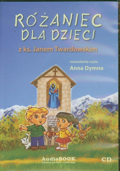 okładka Różaniec dla dzieci z ks. Janem Twardowskim CD książka