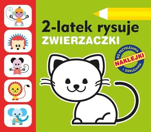 okładka 2-latek rysuje. Zwierzaczki książka | Anita Głowińska