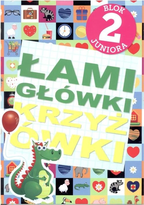 okładka Łamigłówki. Krzyżówki. Blok juniora 2 książka | Wisniewski Krzysztof