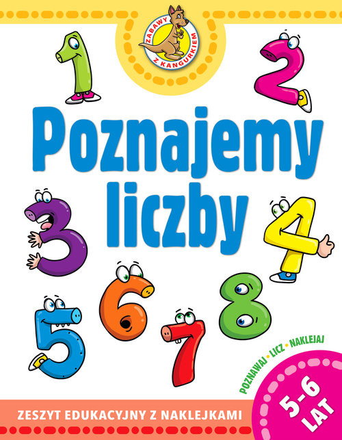 okładka Zabawy z kangurkiem. Poznajemy liczby książka
