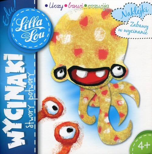 okładka Lilla Lou Edu! Wycinaki. Stwory potwory książka