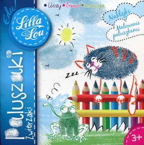 okładka Lilla Lou Edu! Paluszaki. Zwierzaki książka