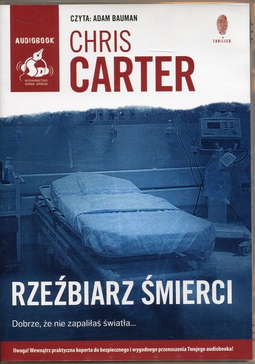 okładka Rzeźbiarz śmierci książka | Chris Carter